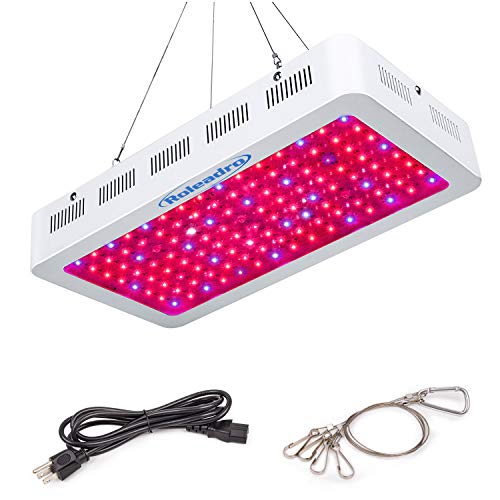 LED Grow Light, Roleadro 1200W Full Spectrum Grow Lights for Indoor Plants, Grow Lights with red/Blue/IR/UV for Greenhouse, Hydroponics, Seedlings, Veg and Flower - Thumbnail 7