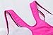 Uhnice Women's One Piece Swimsuits Racing Training Sports Athletic Swimwear (XXXX-Large(US16-18), Black/Pink)