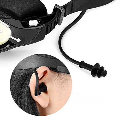 image for WeTest Advanced Silicone Swim Goggles, Swimming Goggles Waterproof Ant