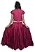 Wevez Women's Gypsy 25 Yard Solid Color Cotton Skirt (Burgundy)