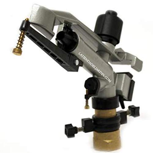 Big Gun Sprinkler Jolly 1 1/4" | Adjustable angle of irrigation | Range 17.5 to 29 mts | Working pressure 1.5 to 5 bar | Connection 1 1/4" female | Made of metal