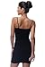 Franato Women Full Slip Shapewear Dress Adjustable Spaghetti Strap Dresses Tummy Control Camisole Dress Body Shaper Bodysuit