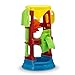 Beach Toy Set with Water Wheel Assorted 15 PC | Sand Molds | Sand Sift | Shovel | Watering Can - Kids Multicolored 15 Pack Sand Toy Set with Rotating Sand and Water Wheel for Beach | Pool | Sandbox