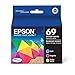 EPSON 69 DURABrite Ultra Ink Color Combo Pack For CX-6000, CX-7000F, CX-7400, CX-8400, CX-9400, CX-9475, NX-400, NX-415, NX-510, NX-515, WF-1100, WF-600, WF-610, WF-615 and other select models