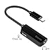 iPhone Headphone Jack, Baseus iPhone 7/7 Plus Lightning to 3.5mm Earphone Adapter Audio Jack Extender Compatible with IOS 11 for Charging & Listening Music(Black)