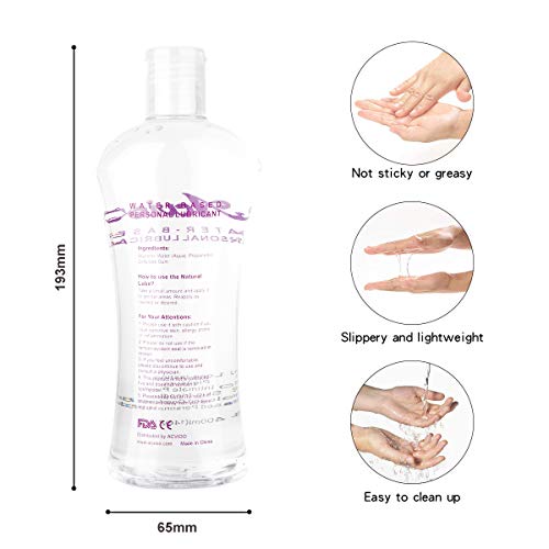 Acvioo Water Based Personal Lubricant, Long Lasting Sex Lube for Men, Women  and Couples- Lubrication Gel Without Parabens 14 oz in Saudi Arabia