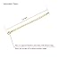 LAOYOU 4MM Mens Womens Necklace Stainless Steel Twisted Rope Chain Gold Hip Hop Rapper's Necklaces 16