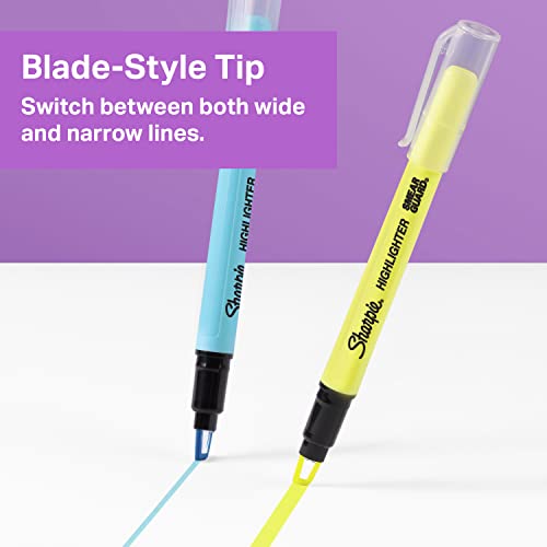 SHARPIE Highlighter, Clear View Highlighter with SeeThrough Chisel Tip