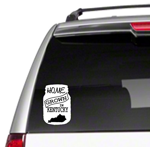 Home Grown in Kentucky Car Decal mason jar i love bourbon derby wildcats uk *K7*