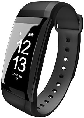 Fitness Tracker Waterproof Smart Bracelet Watch Pedometers Sport Gadgets for Teens Man Women Girl Kids (Gentle Black)