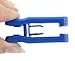 Aeeque Plastic Clips, Removable Clips for Flocked Garment Trousers Hangers Pack of 20(Dark Blue)