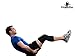 Knee Sleeve Package (Pack of 4) - Knee Compression Sleeve (1 Pair) & FREE Knee Braces (1 Pair) - Patella Knee Support Straps Sleeves - Knee Arthritis Brace & Pain Relief Strap (Black, Medium)