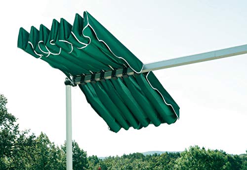 QUICK STAR Standmarkise 3,75x2,25m Terrassenüberdachung Dubai Grün – Bild 3