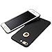 iPhone 7 Case, Yihailu Smoothly Rock Sand Matte Shield Hard Cover Skin Shockproof Ultra Thin Slim Full Body Protective Scratch Resistant Slip iPhone7 Cover (Frosted Black)