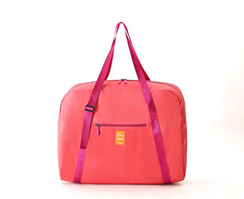 Travel Duffle Bag, FLYMEI Large Capacity Storage Travel Organizers for
Travel, Camping, Shopping, Sports Gear or Gym - Pink