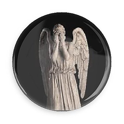 Doctor Who Weeping Angels 3.0 Inch Pin Back Button