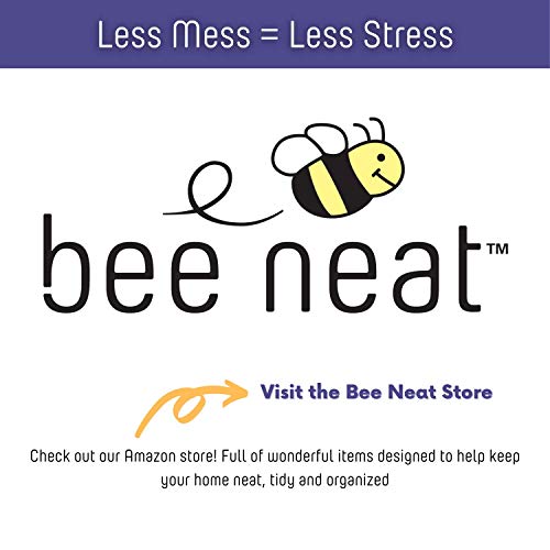 Bee Neat Clear Acrylic Tall Shelf Dividers for Closet Organizer