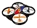 Haktoys HAK909 Large 2.4GHz 4 Channel RC Quadcopter, 6 Axis Gyroscope, Rechargeable, Ready to Fly, Camera-Ready and with LED Lights - Colors May Vary