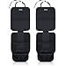DRIVE AUTO PRODUCTS Car Seat Protectors (2-Pack, Black + Old Neoprene Backing)