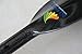 Z&J SPORT Adjustable Dragon Boat Paddle, IDBF Approved Boat Oars, Carbon Fiber Paddle Adjustable T Handle with Adjuster for Dragon Boat Paddler (Range: 43”-52” /110cm-132cm) (Carbon)