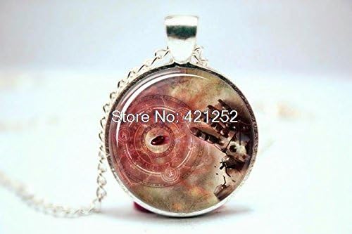 Pretty Lee 2015 Fashion Fullmetal Alchemist Truth Circle Transmutation Necklace Glass Photo Cabochon Necklace Christmas gift
