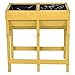 NanaPluz Wooden Raised V Planter Free Standing Garden Bed Elevated Vegetable Flower Planting Box with Ebookthumb 4