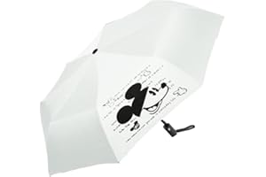 Finex Mickey Travel Compact Auto Folding Golf Umbrella with Auto Open Close One Button Handle & Wrist Strap