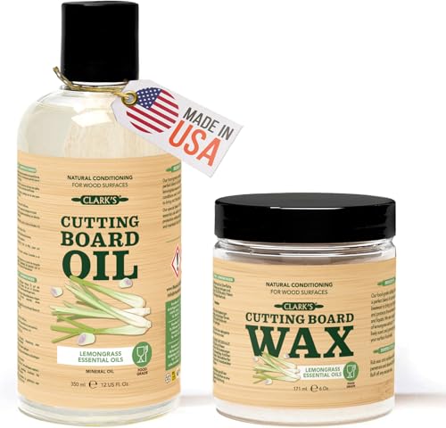Clark's Cutting Board Oil & Wax Kit