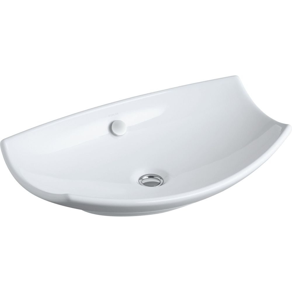 Kohler K 2530 0 Leaf Vessels Bathroom Sink White Trusted E