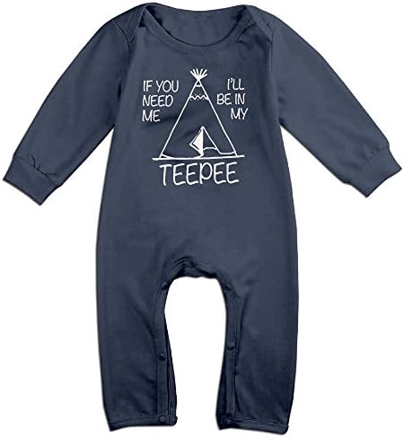 Baby If You Need Me I'll Be In My Teepee Lightweight Long Sleeve Jumpsuit