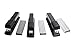 Classic Black Stapler, 25 Sheet Capacity, Jam Free Design with Full Size 210 Staple Storage, Black Metal, 3 Pack with 6000 1/4'' Staples Included