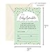Adelagnes Birsppy AealifesBaby Sprinkle/Baby Shower Invitation, Set of 20 Fill in The Blank Invitations - Invites for Boy Girl Shower, Siblings, Second Kid