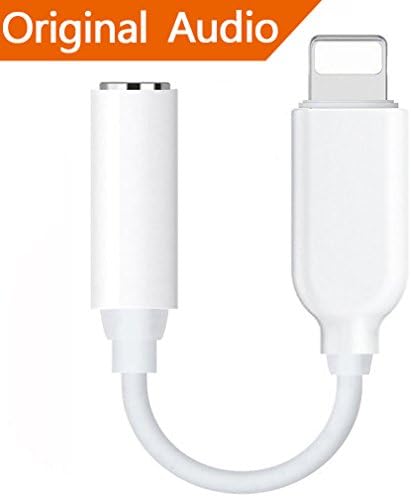 Headphone Jack Adapter for iPhone8/8Plus iPhone7/7Plus 6/6Plus iPhoneX/10 iPad/iPod. Lightning to 3.5mm Converter Earbuds Adaptor Accessories Earphone AUX Female Audio Cable.Sync for iOS 11 or Later