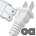 Ipax 10 Feet Long White Copper Wire AC Power Cord Cable Compatible with VIZIO TV UHD LED Smart HDTV E221-A1 E231-B1 E24-C1 E280-A1 E601i-A3 SmartCast E43-E2 E320-A0 E470-A0 LCD Monitor Sharp TV