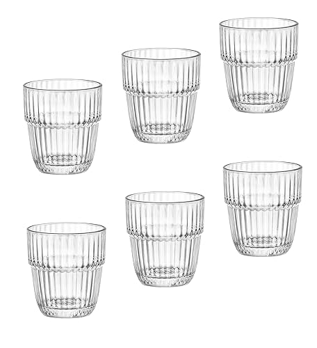 Bormioli Rocco Barshine Set van 6 glazen, glas, 30 cl