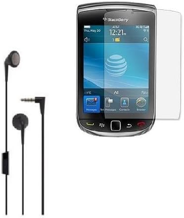 Blackberry 9800 Torch 3.5mm Bulk Pack Handsfree with phonedirectonline screenprotector