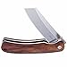 Oerla EDC Small Pocket Folding Knife with Rosewood Handle Razor Style Every Day Carry Survival Tactical Camping Hunting Folding Knives