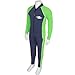 Stingray Australia UV Sun Protection Full Body Swimsuit for Boys & Girls-SPF Protective 1-Piece Suit - Long Sleeve, Long Leg Swimwear -Sizes 2, 4, 6, 8. (Navy/Lime, 4)
