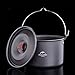Tentock Portable Picnic 4-6 Persons 4L Stockpot Cooking Hanging Pot Aluminium for Outdoor Bonfire Party Team Tourthumb 1