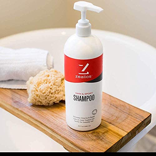 Zealios Swim & Sports Shampoo Remove Chlorine & Salt Water, Perfect