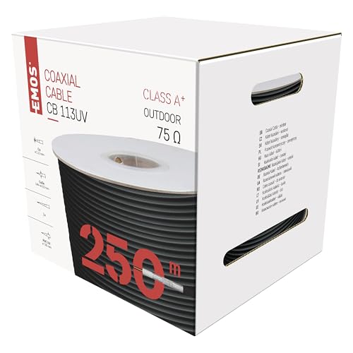 Les eMOS cB113UV câble coaxial, 250 m