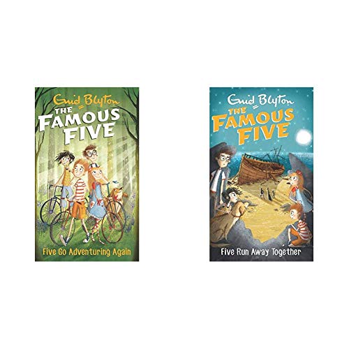 Five Go Adventuring Again: 2 (The Famous Five Series)+Five Run Away Together: 3 (The Famous Five Series)