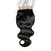 MEIEM Hair Boby Wave 4x4 Free Part Lace Closure with Baby Hair Natural Black Color Brazilian Virgin Human Hair Closures Bleached Knots (8-18 inch)