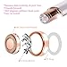 Facial Hair Remover Replacement Heads (Rose Gold) for Electric or Battery Hair Remover, Good Finishing and Well Touch for Lip,Chin,Cheeks and Sideburns As Seen On TV 18K Gold-Plated 2 Counts