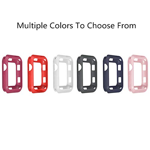 Watch Cases for Apple Watch Series 4 40mm/44mm Full Screen Protector Ultra-thin Plating TPU (44mm, black)