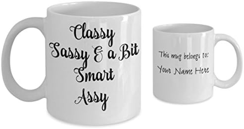 Coffee Mugs with Sayings and Ability to Design Your Own Mug. Customized Coffee Mugs Are Personalized Mugs with Text That Can Be Presents For Women, Men, Co-Workers or Gifts For Bosses.