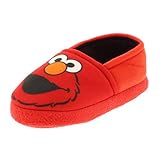 Sesame Street Elmo Kids Aline Slippers (7-8 M US Toddler, Elmo Red)