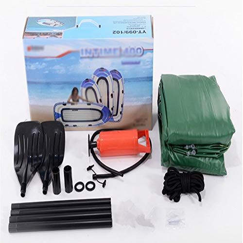 Kajak Boot Angeln, Schlauchboot 2/3/4 Personen Mit Paddel, Aufblasbares Boot Pool, Schlauchboot Kinder, Gummiboot – Bild 8