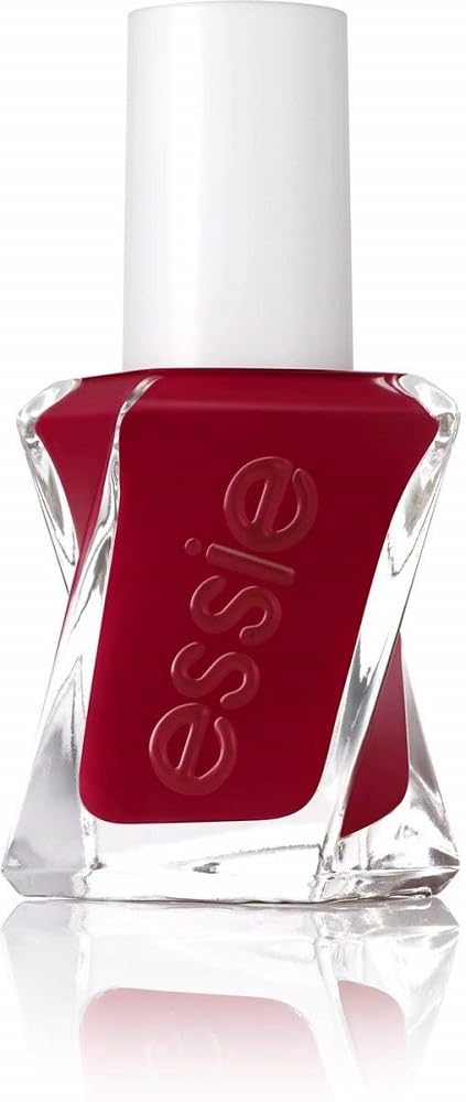 Essie Gel Couture Longlasting High Shine No UV Lamp Required Nail Polish Burgundy Red Colour, Shade 345 Bubbles Only 13.5ml