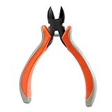 Neewer® Professional Compact String Cutter with Comfortable Rubber Grips and Strong Heat-treated Steel Blades for Guitar and Bass Strings (Red & Grey)